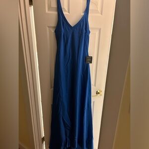 Royal blue prom dress